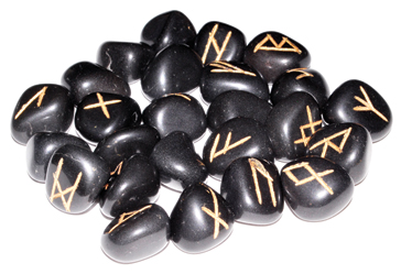 Agate, Black rune set